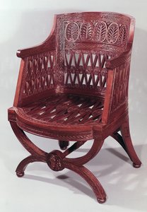 Sillón estilo Luis XVI (madera de acacia)